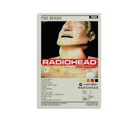 Poster dei Radiohead The Bends con copertina di album musicali, stampa artistica da parete su tela, poster decorativo moderno per camera da letto, 30 x 45 cm