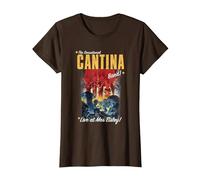 Poster del Concerto Vintage della Cantina Band Maglietta, Donna, Marrone, S