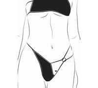 Poster del corpo delle donne e stampe Moderna linea minimalista pittura su tela Immagine di arte murale per la decorazione della casa della camera da letto senza telaio-B_50x70cm