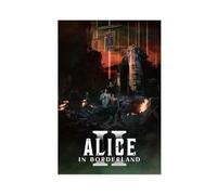 Poster del film Alice in Borderland su tela, decorazione artistica da parete per soggiorno e camera da letto, 60 x 90 cm