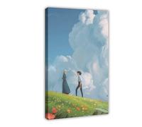 Poster del film anime Howl And Sophie, motivo Howl and Sophie, poster del film Howl e il castello in movimento di Howl 9, decorazione per camera da letto, sport, ufficio, camera da letto, regalo, con