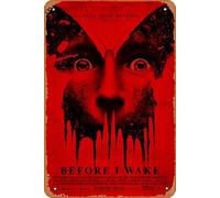 Poster del film Before I Wake poster vintage in latta, decorazione artistica da parete classica da parete poster musicale bar pub caffetteria parete cucina bagno poster karaoke retrò decorazione