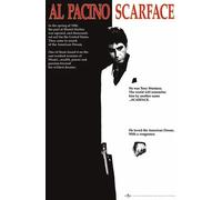 Poster Del Film Classico Scarface 61x91,5 Cm | 24x36 In Nuovo Bianco E Nero
