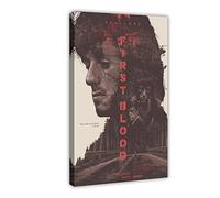 Poster del film First Blood John Rambo, decorazione per camera da letto, sport, ufficio, camera da letto, regalo, 30 x 45 cm