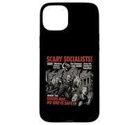 Poster del film horror dei socialisti spaventosi, vintage, Halloween Custodia per iPhone 15 Plus