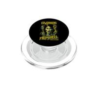 Poster del film horror retrò con colleghi, per Halloween PopSockets PopGrip per MagSafe