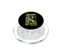 Poster del film horror retrò divertente strega fidanzata Halloween PopSockets PopGrip per MagSafe