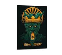 Poster del film "Il cavaliere verde", poster decorativo da parete su tela, stampa artistica moderna per la camera da letto, poster decorativo per la camera da letto (30 x 45 cm)