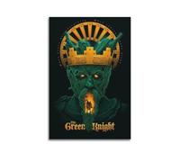 Poster del film "Il cavaliere verde", poster decorativo da parete su tela, stampa artistica moderna, poster decorativo per camera da letto, 60 x 90 cm