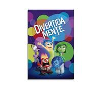 Poster del film Inside Out, 1, poster decorativo da parete su tela, stampa artistica moderna, per camera da letto, per camera da letto (60 x 90 cm)