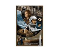 Poster del film Interstellar, stampa artistica da parete di fantascienza, decorazione da parete a tema spazio esterno, decorazione per il cinema, Christopher Nolan, memorabilia, regalo unico, 40,6 x