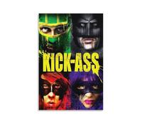 Poster del film Kick-Ass, film dark comedy su supereroi, su tela, da appendere alla parete, decorazione per la casa, 20 x 30 cm