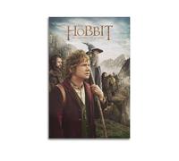 Poster del film Lo Hobbit 1 viaggio inaspettato, poster decorativo da parete su tela, poster decorativo moderno per la camera da letto, poster decorativo per la camera da letto (60 x 90 cm)