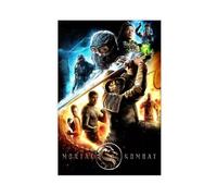 Poster del film Mortal Kombat su tela, decorazione artistica da parete per soggiorno e camera da letto, 20 x 30 cm