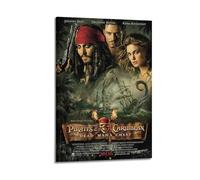 Poster del film Pirati dei Caraibi 2 Dead Man's Chest poster decorativo su tela stampa artistica moderna poster decorativo per camera da letto e camera da letto (30 x 45 cm)