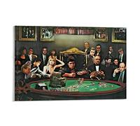 Poster del film Scarface Goodfellas Godfather Soprano, decorazione per la casa, decorazione da parete, idea regalo, decorazione artistica da parete per camera da letto, 40 x 60 cm