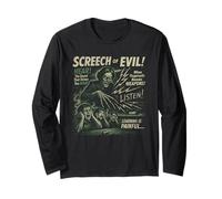 Poster del Film Screech of Evil Teacher, Stile Vintage, per Halloween Maglia a Manica