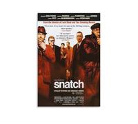 Poster del film "Snatch - British Crime Comedy Full of Twists, Grit, and Hilarous Characters", 2, stampa artistica da parete, su tela, decorazione per la casa, poster 50 x 75 cm