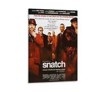 Poster del film "Snatch - British Crime Comedy Full of Twists, Grit, and Hilarous Characters", 2, stampe artistiche su tela, decorazione moderna per la casa, 40 x 60 cm