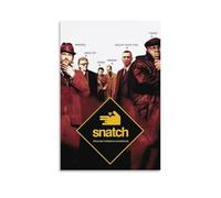 Poster del film "Snatch - British Crime Comedy Full of Twists, Grit, and Hilarous Characters", stampa artistica su tela, poster decorativo moderno per la casa, 60 x 90 cm