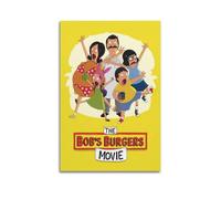 Poster del film The Bob's Burgers su tela, decorazione artistica da parete, stile vintage, per soggiorno e camera da letto, 30 x 45 cm, senza cornice