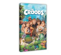 Poster del film The Croods, stampa artistica da parete per soggiorno, camera da letto, 50 x 75 cm