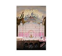 Poster del film The Grand Budapest Hotel su tela, decorazione artistica da parete per soggiorno e camera da letto, 20 x 30 cm