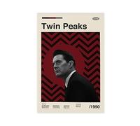 Poster del film Twin Peaks su tela, decorazione artistica da parete per soggiorno e camera da letto, senza cornice, 20 x 30 cm