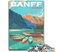 Poster del Parco Nazionale di Banff, puzzle da 1000 pezzi per adulti, sfida difficile antistress per la decorazione della casa per 14+ 1000 pezzi (50x75cm)