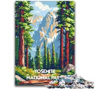 Poster del Parco Nazionale di Yosemite, puzzle da 1000 pezzi per adolescenti e adulti, gioco stimolante e interazione tra genitori e figli, 1000 pezzi (50x75cm)