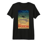 Poster del Turismo Rhodesian There's A Lot More Down Under Maglietta Premium