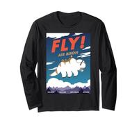 Poster della Compagnia Aerea Fly! Air Bison Maglia a Manica