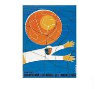 Poster della Coppa del Mondo di Calcio, Sport di Calcio, Quadro su Tela, Arte Astratta da Parete, Stampe della Coppa del Mondo di Calcio, Decorazione per la Casa, Immagine 50x70cmx1 Senza Cornice