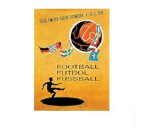 Poster della Coppa del Mondo di Calcio, Sport di Calcio, Quadro su Tela, Arte Astratta da Parete, Stampe della Coppa del Mondo di Calcio, Decorazione per la Casa, Immagine 50x70cmx1 Senza Cornice