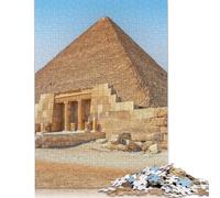 Poster della Grande Piramide di Giza, Puzzle da 1000 pezzi per adulti - Puzzle per attività in famiglia, giochi educativi, difficili e stimolanti (75x50 cm)
