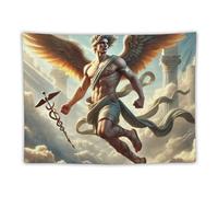 Poster della mitologia greca Hermes - Messaggero degli Dei arazzo da parete con pergamena artistica pittura artistica per camera da letto decorazione per la casa 76,2 x 101,6 cm