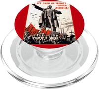 Poster della propaganda di Lenin PopSockets PopGrip per MagSafe