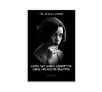 Poster della serie TV The Queen's Gambit con citazioni di Beth Harmon, decorazione artistica da parete per soggiorno, camera da letto, 60 x 90 cm