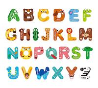 Poster dell'alfabeto, Decorazione con 26 lettere dell'alfabeto e film PET - Strumento di apprendimento per la scuola dell'infanzia, forniture per l'apprendimento a casa per la scuola materna