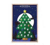 Poster dell'Avvento con calendario graffiato