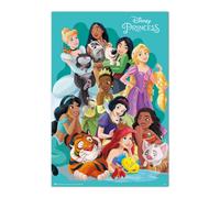 Poster delle principesse Disney e degli animali domestici