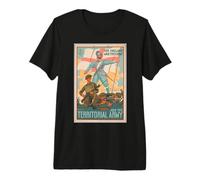 Poster dell'Esercito territoriale del 1938 per l'Inghilterra e la libertà Maglietta Premium