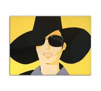 Poster di Alex Katz, ritratto di persona, dipinto su tela, Alex Katz, arte moderna da parete, stampe di Alex Katz, decorazione nordica per la casa e il soggiorno, immagine 50x70 cm, senza cornice.