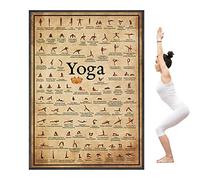 Poster Di Allenamento Yoga, Posizioni Yoga Per Un Allenamento Completo Del Corpo, Accessori Per Esercizi In Palestra A Casa, Grafico Delle Posizioni Yoga Poster Yoga Per Palestra In Casa Poster Yoga A