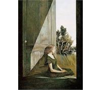 Poster di Andrew Wyeth Christina Seduta sulla soglia Arte murale Andrew Wyeth Tela Pittura e Stampe Decorazione per la casa Immagine 40x60cm Senza Cornice