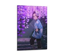 Poster di anime Demon Slayer Role Kamado Tanjiro Classics Fan Art Poster decorativo su tela, per soggiorno, camera da letto, 20 x 30 cm