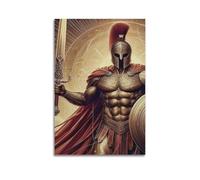 Poster di Ares, il dio della guerra nell'antica mitologia greca, poster decorativo da parete su tela, poster artistico su tela, poster decorativo moderno per camera da letto, per camera da letto, 50 x
