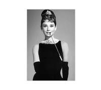 Poster di Audrey Hepburn, 32 poster su tela, decorazione artistica da parete per soggiorno, camera da letto, decorazione senza cornice, 40 x 60 cm