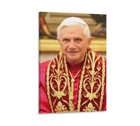 Poster di Benedetto XVI Il 265° Papa della Chiesa Cattolica, poster artistico da parete, stampa su tela, decorazione artistica, 30 x 45 cm