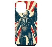 Poster di Cthulhu Tokyo, stile vintage eldritch cosmico horror Custodia per iPhone 12 Pro Max